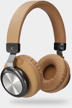 [TIM-2117072] Draadloze koptelefoon Ksix bruin