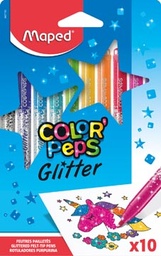 [TIM-M847110] Maped Color'Peps glitter viltstift (10), assorti