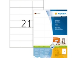 [HER-4451] Herma Universal etiket, ft 70x42mm, wit (100)