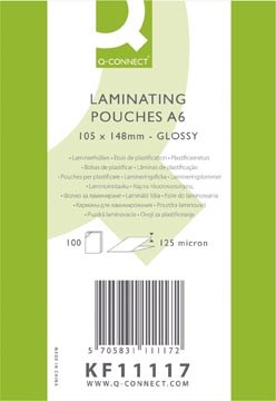 [TIM-KF11117] Lamineerhoes Q-Connect PET A6 2x125µ (100)