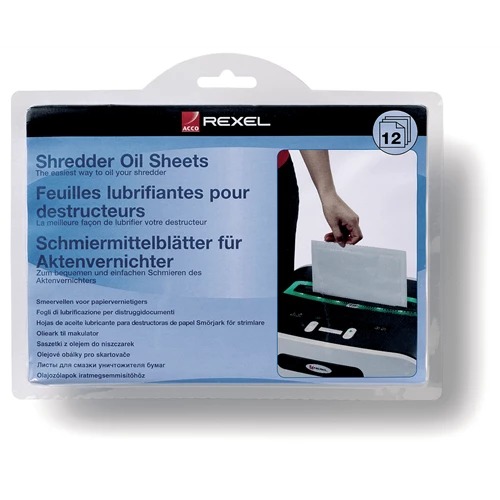 [ACCO-2101948] Olievellen Rexel voor papiervernietiger (12)