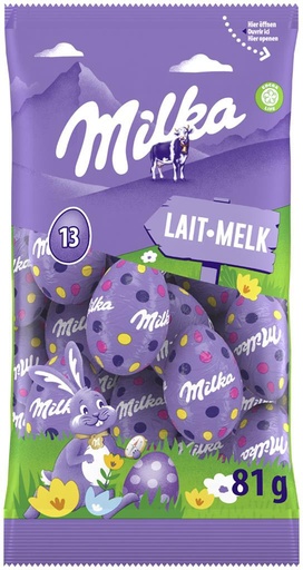[TIM-56346] Paaseitjes Milka melkchocolade zakje 81g