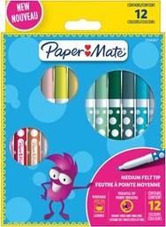 [TIM-2166507] Viltstift uitwisbaar Paper Mate assorti (12)