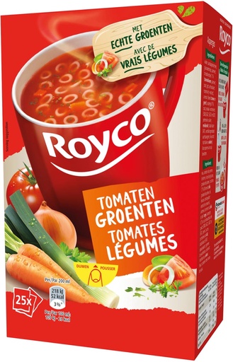 [TIM-HA00404] Minute Soup Royco tomaten groenten classic (25)
