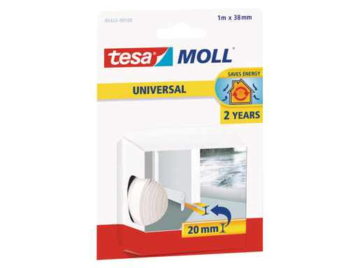 [TIM-5422101] Dorpelstrip Tesa Moll Universal 1mx38mm wit