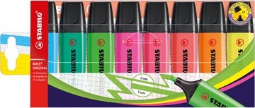 [TIM-70-8] Markeerstift Stabilo Boss Original assorti (8)