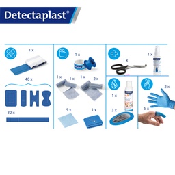 [TIM-90225] Navulling voor EHBO-koffer Detectaplast Medic Box Food Horeca