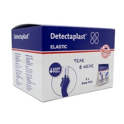 [TIM-8241PD5] Pleister Detectaplast Tear & Wear Elastic Easy-Pull metaal detecteerbaar 25x72mm blauw (5x36)