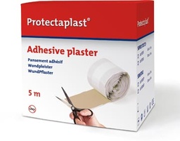 [TIM-8115P] Textielpleister Protectaplast Elastic 6cmx5m op rol huidskleur