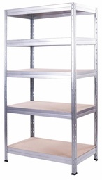 [TIM-TR18C50] Rek AR Shelving Rivet Stabil 180x90x40cm 5 legborden uit HDF gegalvaniseerd