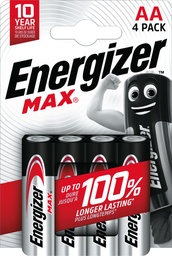 [TIM-3764507] Batterij Energizer Max AA (4)