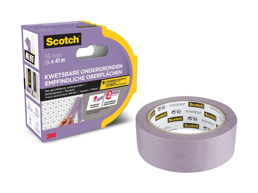 [TIM-DEL3641] Afdekplakband Scotch 36mmx41m paars - PEFC Certified