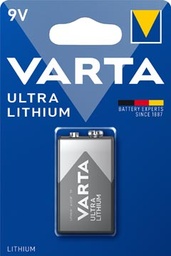 [TIM-61223] Batterij Varta Ultra Lithium 9V (1)