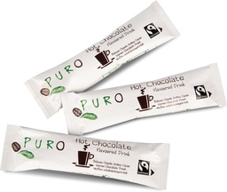 [TIM-531670] Cacao poedersticks chocolademelk Puro fairtrade 25g (100)