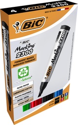 [TIM-8209222] Permanent marker Bic Marking 2300 ECOlutions schuine punt assorti (4)