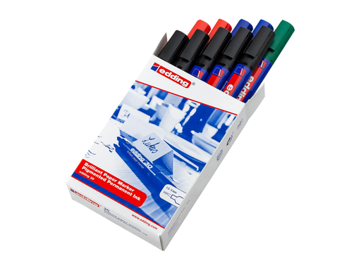[TIM-430999] Permanent marker Edding brilliant paper marker e-30 assorti (10)