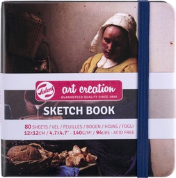 [TIM-9314354] Schetsboek Talens Art Creation Het Melkmeisje 12x12cm assorti