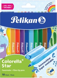 [TIM-822299] Viltstift Pelikan Colorella Star assorti (10)