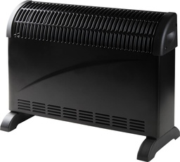 [TIM-DO735CH] Convector verwarming Domo Turbo 52,5x19,5x38,8cm vermogen tot 2000W zwart