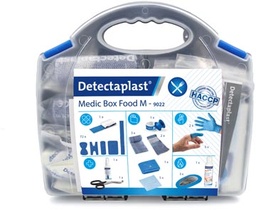 [TIM-9022] EHBO-koffer Detectaplast Medic Box Food Horeca HACCP inhoud tot 10 personen