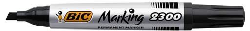 [TIM-2300Z] Permanent marker Bic 2000-2300 schuine punt 3-5,5mm zwart