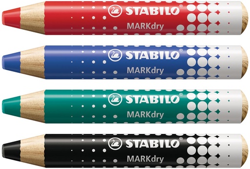 [TIM-6484] Potlood voor whiteboards Stabilo MARKdry assorti (4)