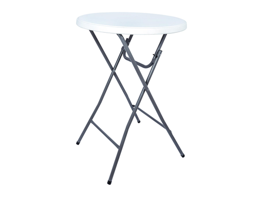 [TIM-8712601] Inklapbare statafel Brasq BT100 Ø80cm wit