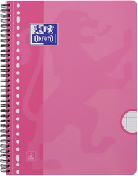 [TIM-4170924] Collegeblok Oxford School karton A4+ gelijnd 160blz roze