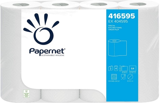 [TIM-416595] Keukenrol Papernet 2-laags 64vel (4)