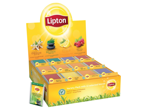 [TIM-7310560] Thee Lipton Variety Pack 12 smaken (180)