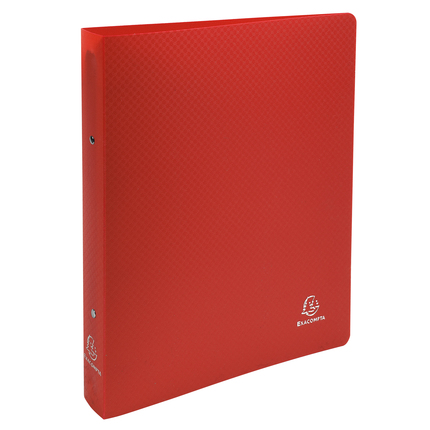 [EXA-54695E] Ringmap Exacompta PP A4 maxi 2 ringen 30mm rug 40mm opaak rood