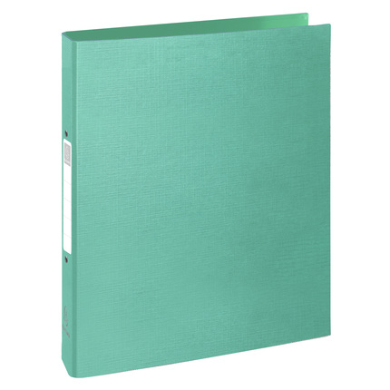 [EXA-54653E] Ringmap Teksto karton A4 2 O-ringen 30mm rug 40mm watergroen
