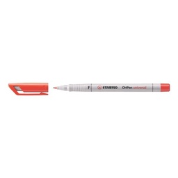 [KAN-851/40] Non-permanent marker Stabilo OHP fijn 0.4mm rood