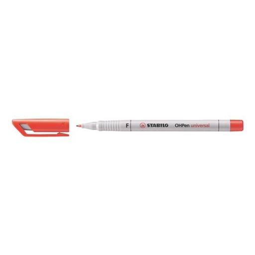 [KAN-851/40] Non-permanent marker Stabilo OHP fijn 0,4mm rood