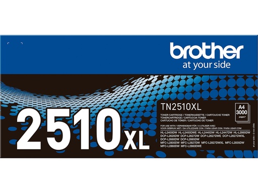 [BRO-TN2510XL] Toner Brother Mono Laser TN2510XL 3.000 pag. BK