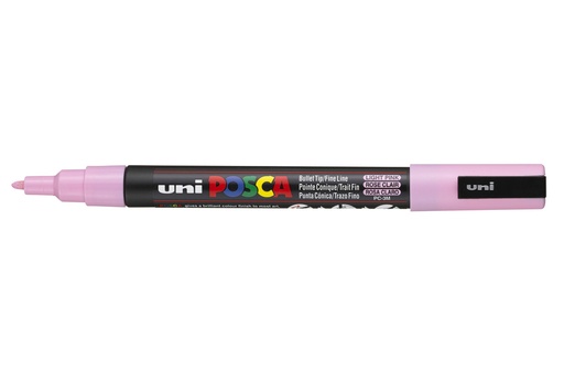 [TIM-PC3MLK] Paintmarker Uni-ball Posca ronde punt 1,5mm lichtroze