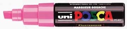 [TIM-PC85FK] Paintmarker Uni-ball Posca schuine punt 8mm fluo roze