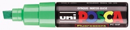 [TIM-PC85FV] Paintmarker Uni-ball Posca schuine punt 8mm fluo groen