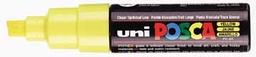 [TIM-PC8KJ] Paintmarker Uni-ball Posca schuine punt 8mm geel