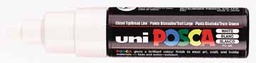 [TIM-PC8KW] Paintmarker Uni-ball Posca schuine punt 8mm wit