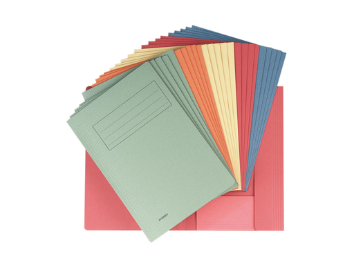 [TIM-1190A] Map 3-kleppen Classex A4 300gr assorti