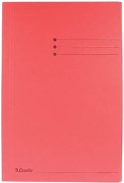 [ESS-1032315] Map 3-kleppen Esselte Manilla karton folio 275g rood (50)(100323R)