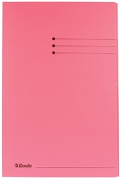 [ESS-1032321] Map 3-kleppen Esselte Manilla karton folio 275g roze (50)(100323K)