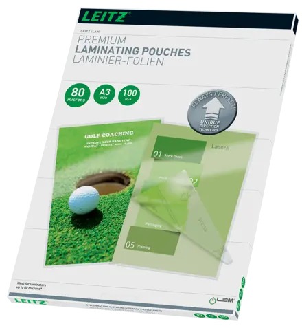 [ESS-74850000] Lamineerhoes Leitz iLam UDT A3 2x80µ glanzend (100)
