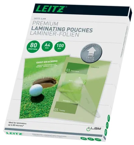 [ESS-74780000] Lamineerhoes Leitz iLam UDT A4 2x80µ glanzend (100)