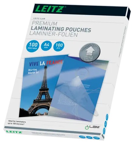 [ESS-74800000] Lamineerhoes Leitz iLam UDT A4 2x100µ glanzend (100)