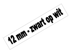 [PTO-TZE231] Tape Brother P-Touch TZE-231 12mm zwart op wit