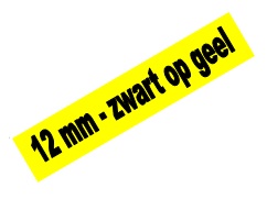 [PTO-TZE631] Tape Brother P-Touch TZE-631 12mm zwart op geel