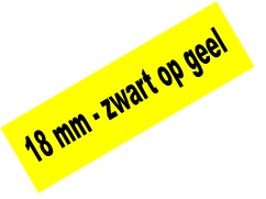 [PTO-TZE641] Tape Brother P-Touch TZE-641 18mm zwart op geel