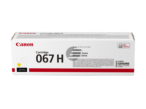 [CAN-067HY] Cartridge Canon color laser 067HY 2350 pag. YEL